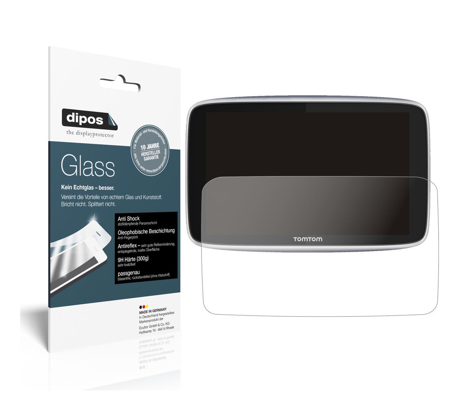 2x 9H Schutzfolie matt für TomTom Go Premium X Pan (1)
