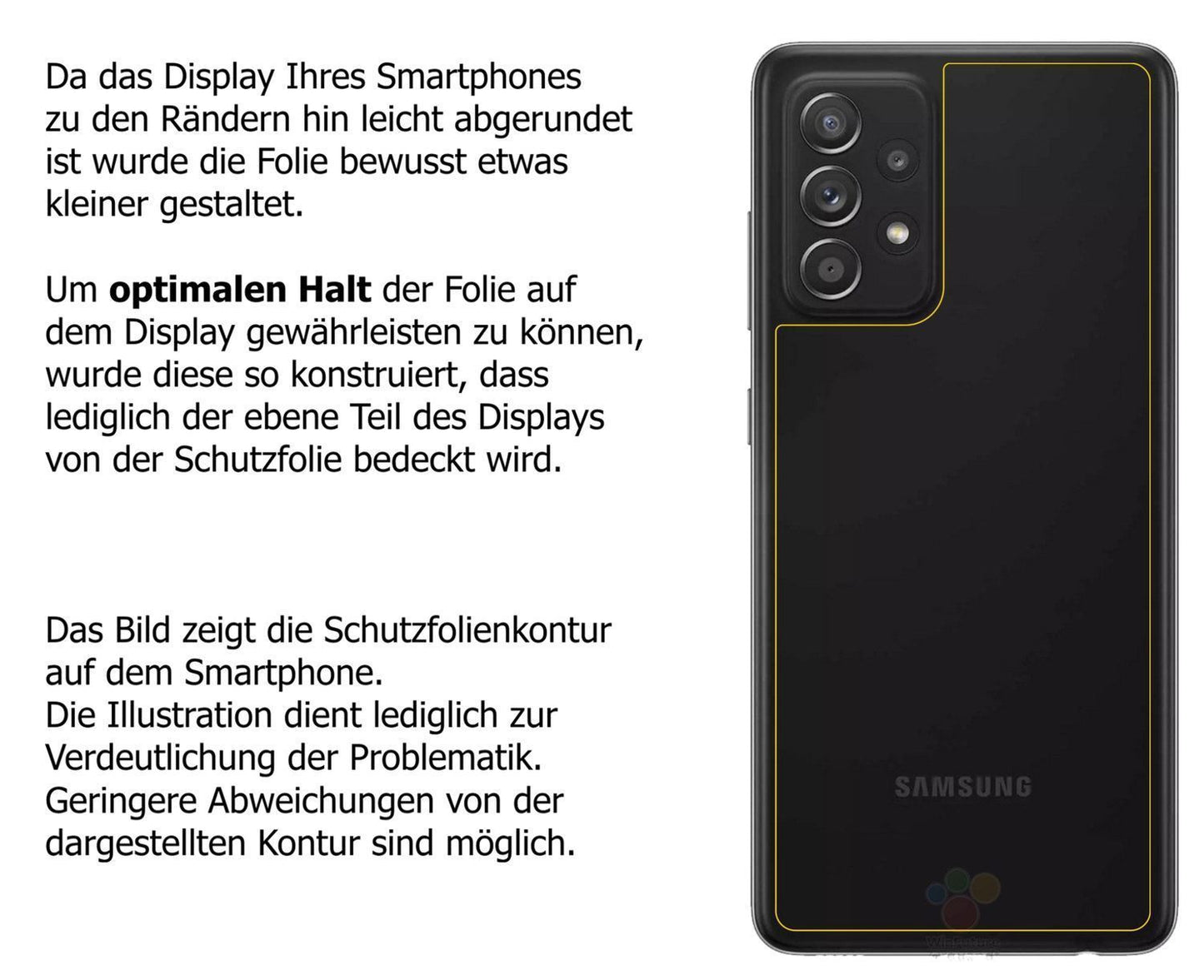1x 9H Schutzfolie matt für Samsung Galaxy A52s 5G  (3)
