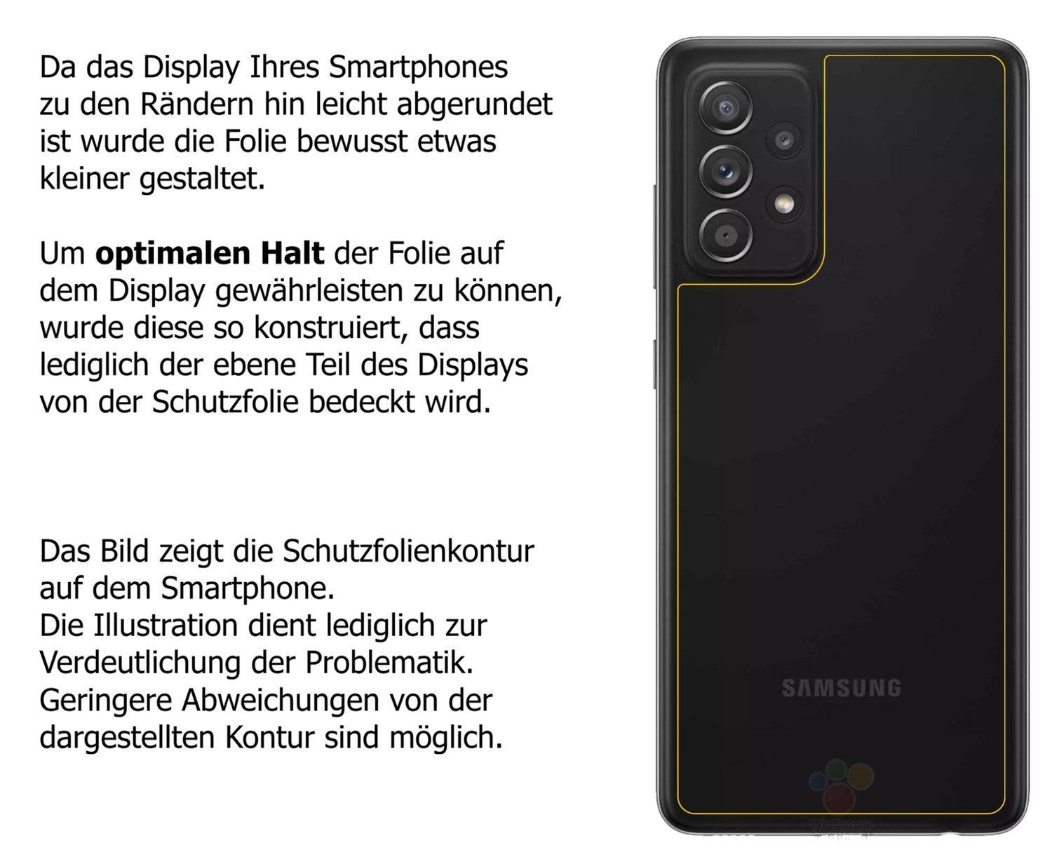 1x 9H Schutzfolie matt für Samsung Galaxy A52s 5G  (3)