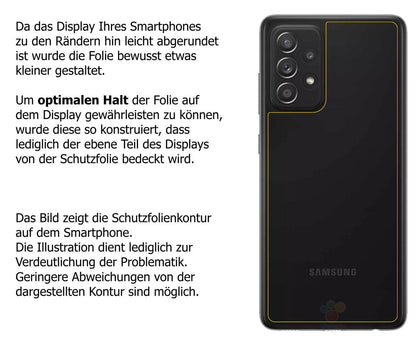 1x 9H Schutzfolie matt für Samsung Galaxy A52s 5G  (3)
