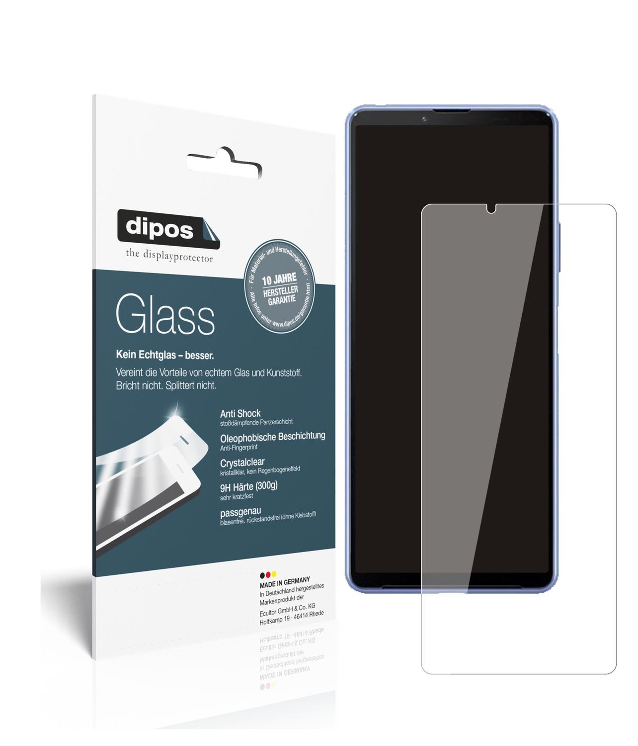2x 9H Schutzfolie für Sony Xperia 10 III Panzerfol (1)