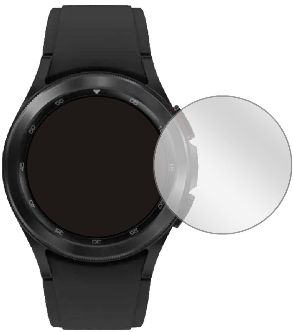 6x Schutzfolie klar für Samsung Galaxy Watch 4 Cla (2)