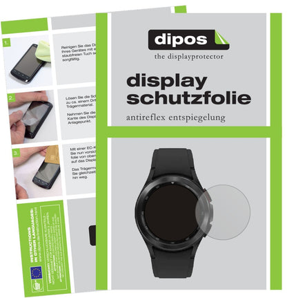 6x Schutzfolie matt für Samsung Galaxy Watch 4 (44 (1)