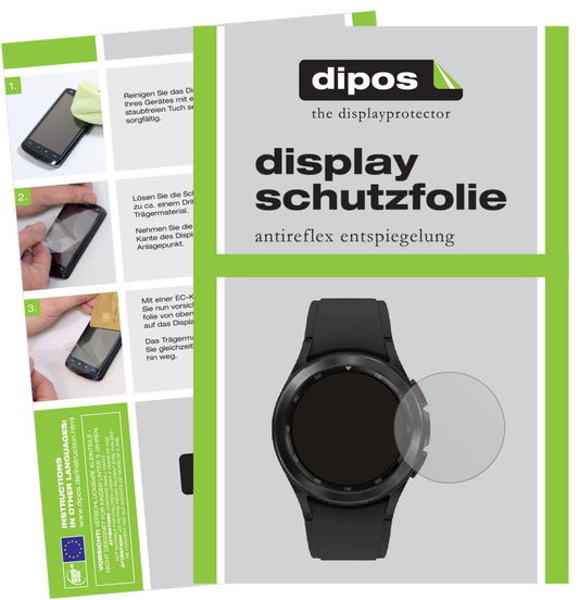 6x Schutzfolie matt für Samsung Galaxy Watch 4 (44 (1)