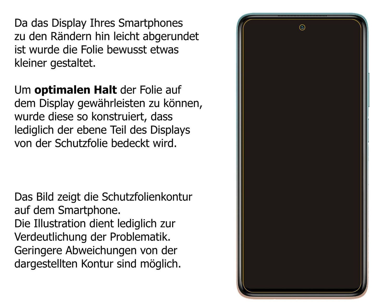 5x Schutzfolie klar für Xiaomi Mi 10i 5G Display-S (5)