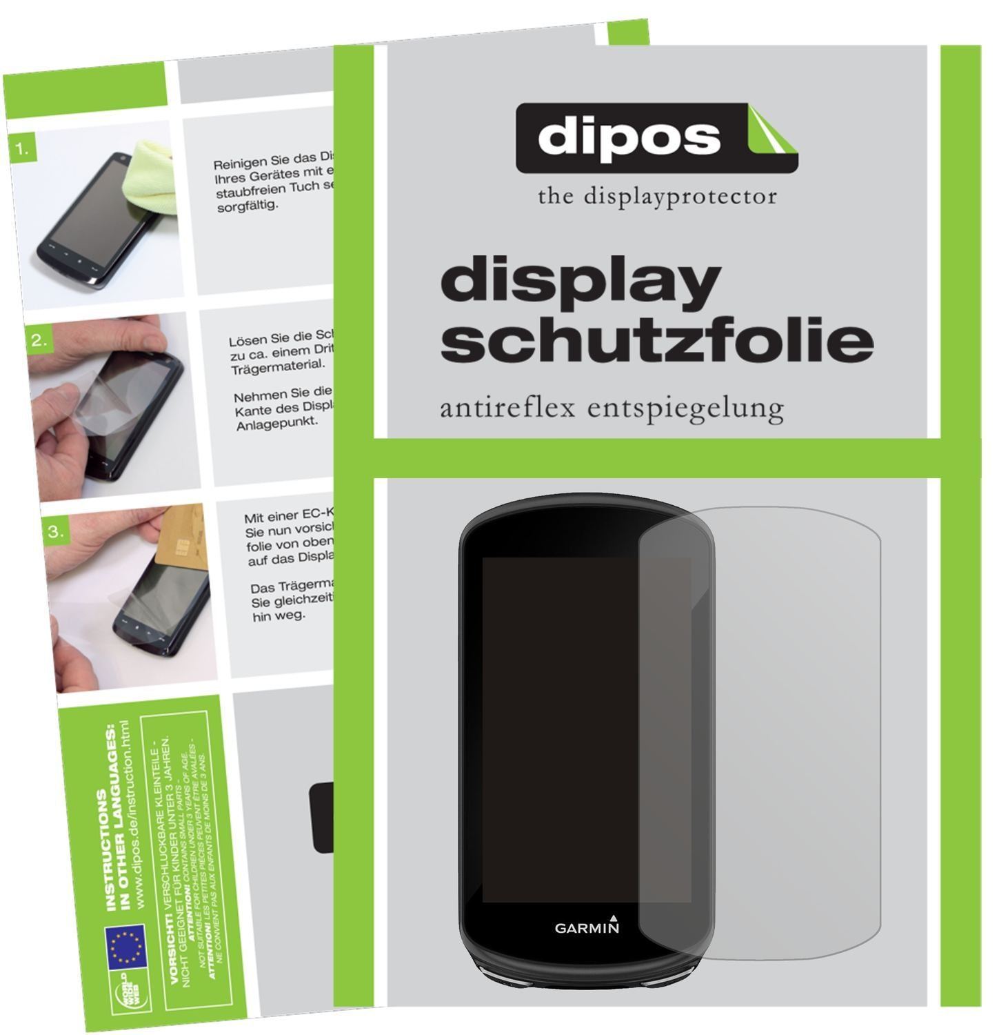 1x Schutzfolie matt für Garmin Edge 1030 Plus Disp (1)