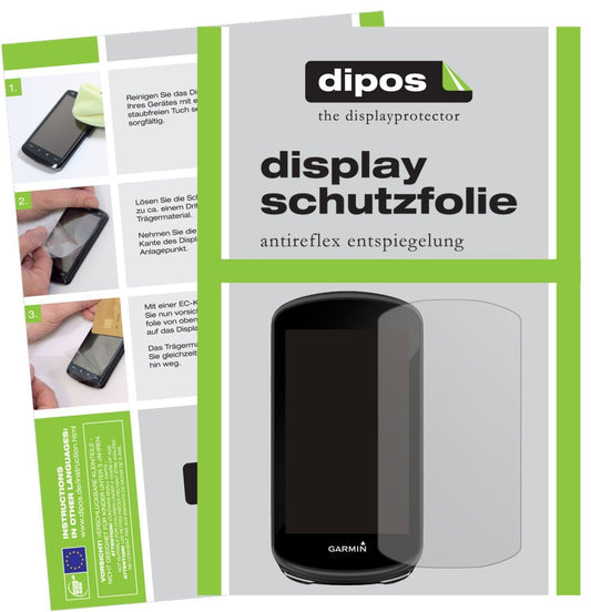 2x Schutzfolie matt für Garmin Edge 1030 Plus Disp (1)