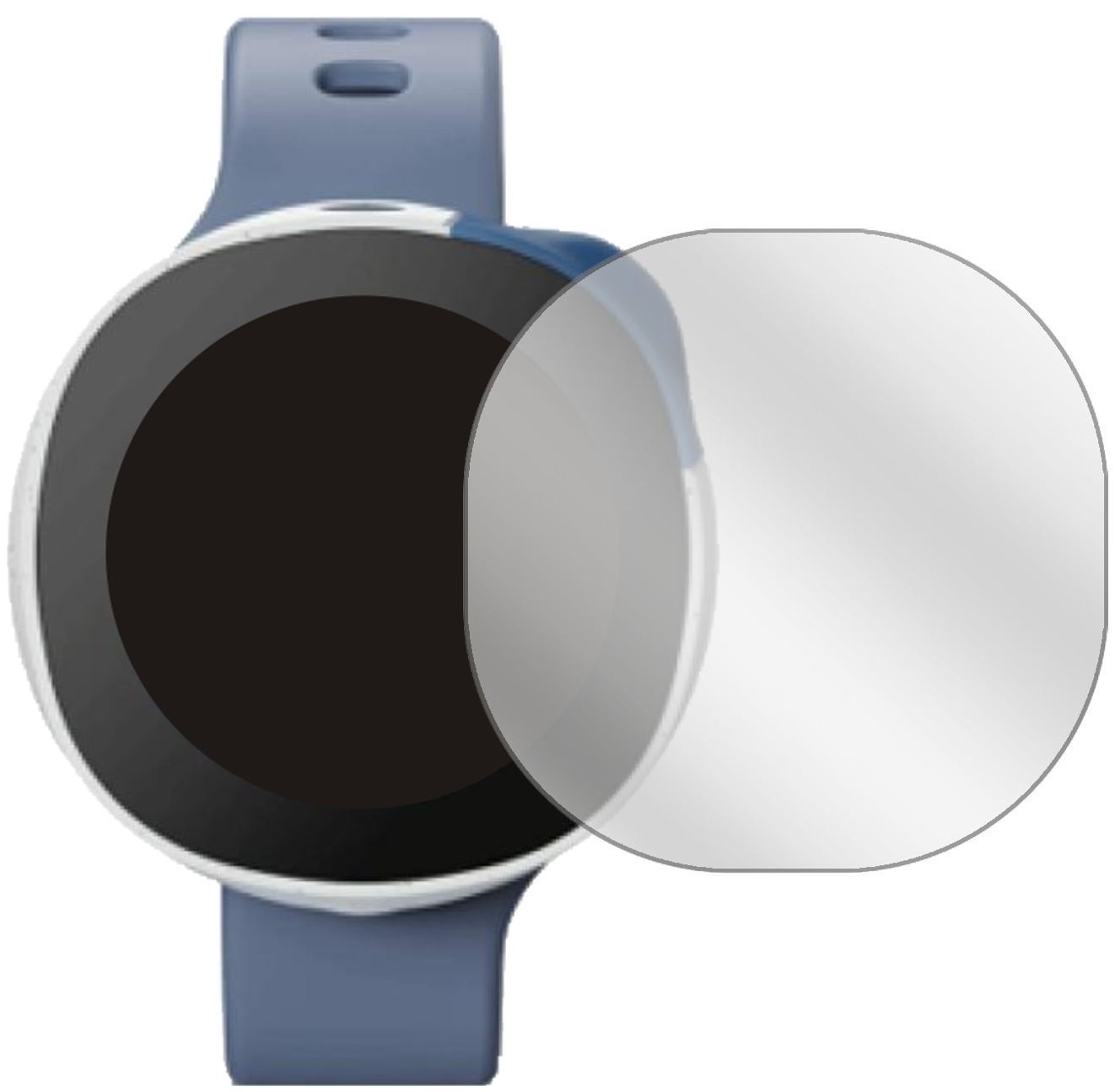 5x Schutzfolie klar für Vodafone Smart Kids Watch  (2)