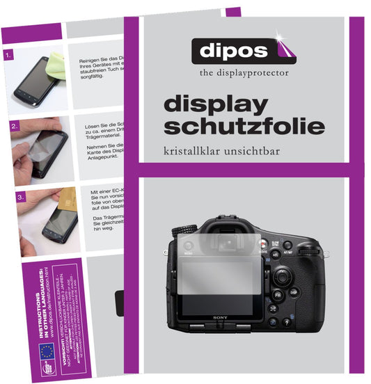 5x Schutzfolie klar für Sony Alpha 77 V Display-Sc (1)