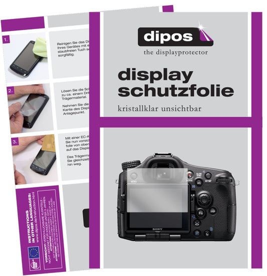 5x Schutzfolie klar für Sony Alpha 77 II Display-S (1)