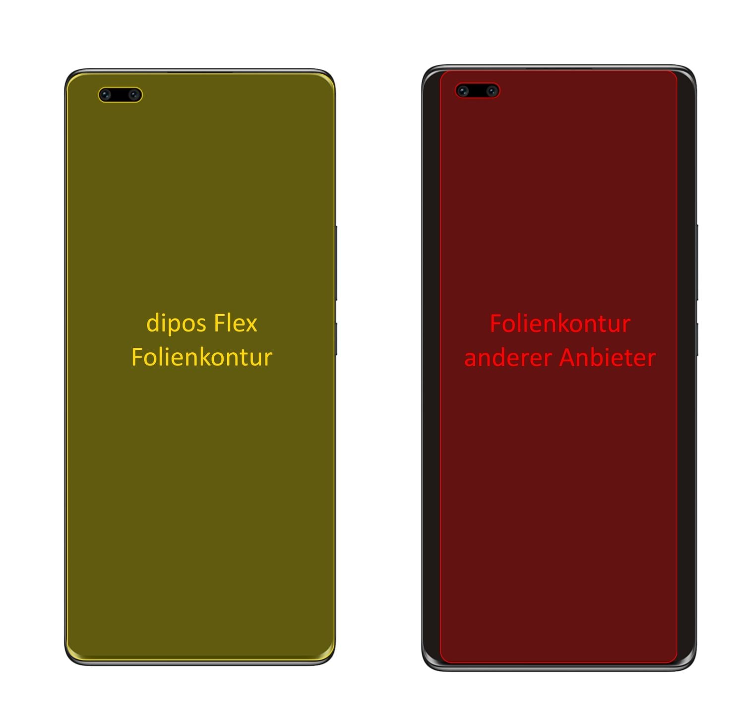 3x 3D Full Cover Schutzfolie für Honor 50 Pro (2)
