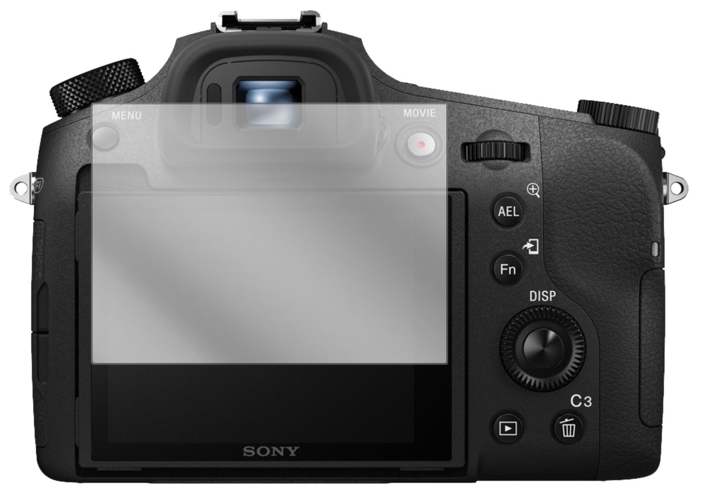 1x Schutzfolie klar für Sony Cyber-Shot DSC-RX10 I (2)
