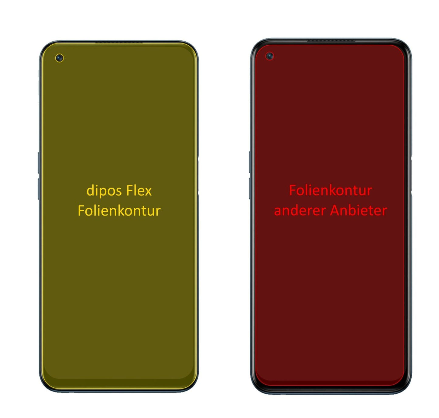3x 3D Full Cover Schutzfolie für OnePlus Nord N200 (2)