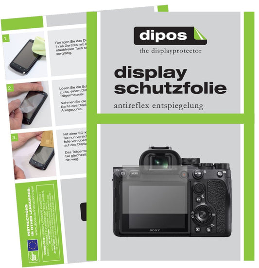 6x Schutzfolie matt für Sony Alpha 7R IIIA Display (1)