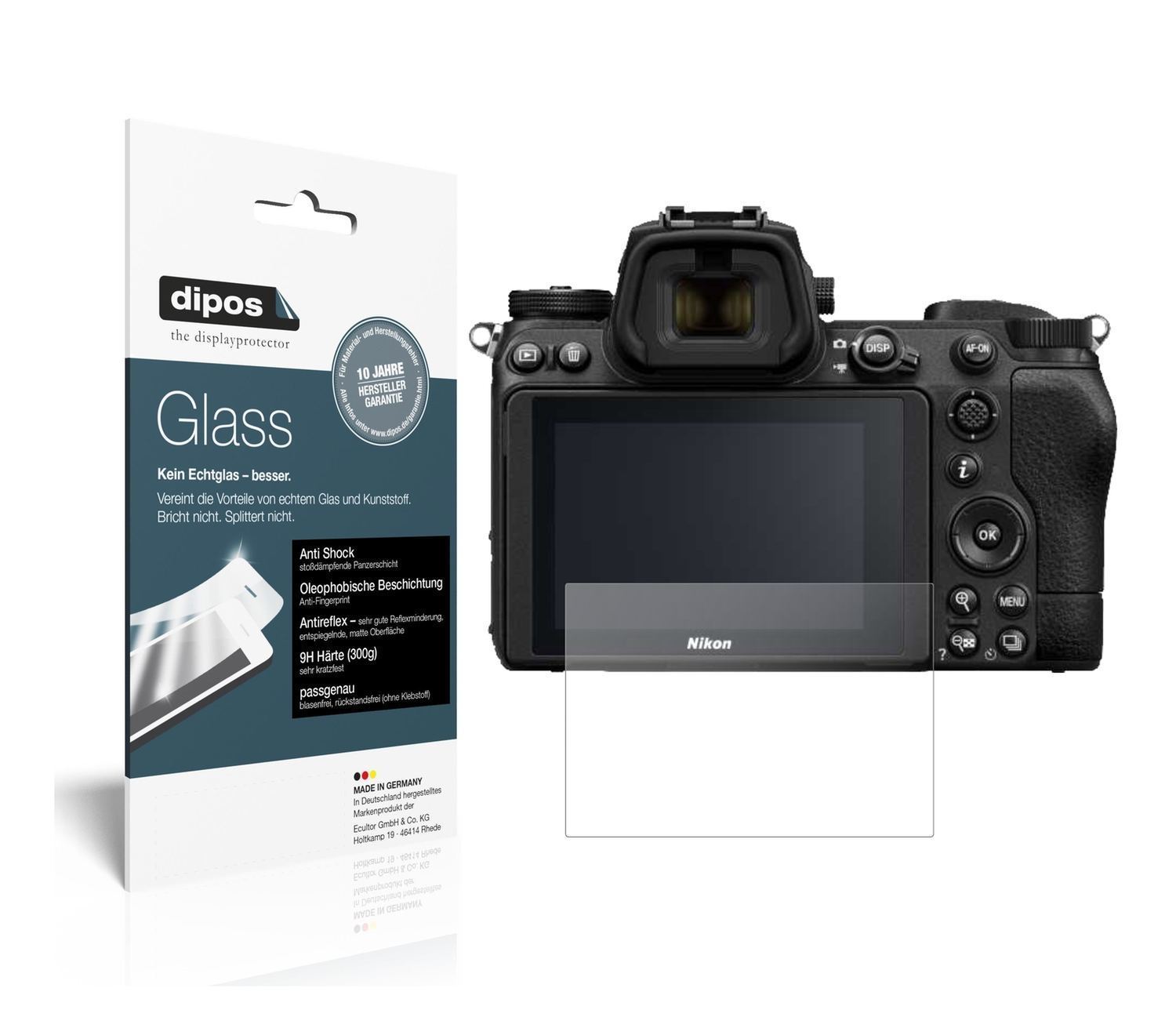 2x 9H Schutzfolie matt für Nikon Z7 II Panzerfolie (1)