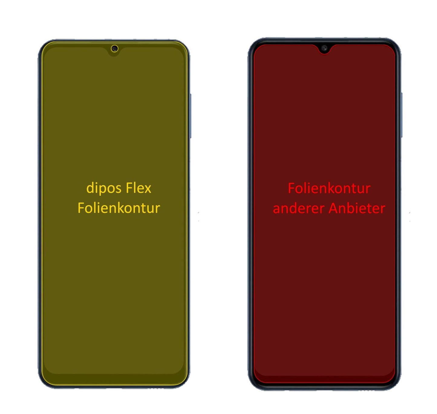 3x 3D Full Cover Schutzfolie für Samsung Galaxy F1 (2)