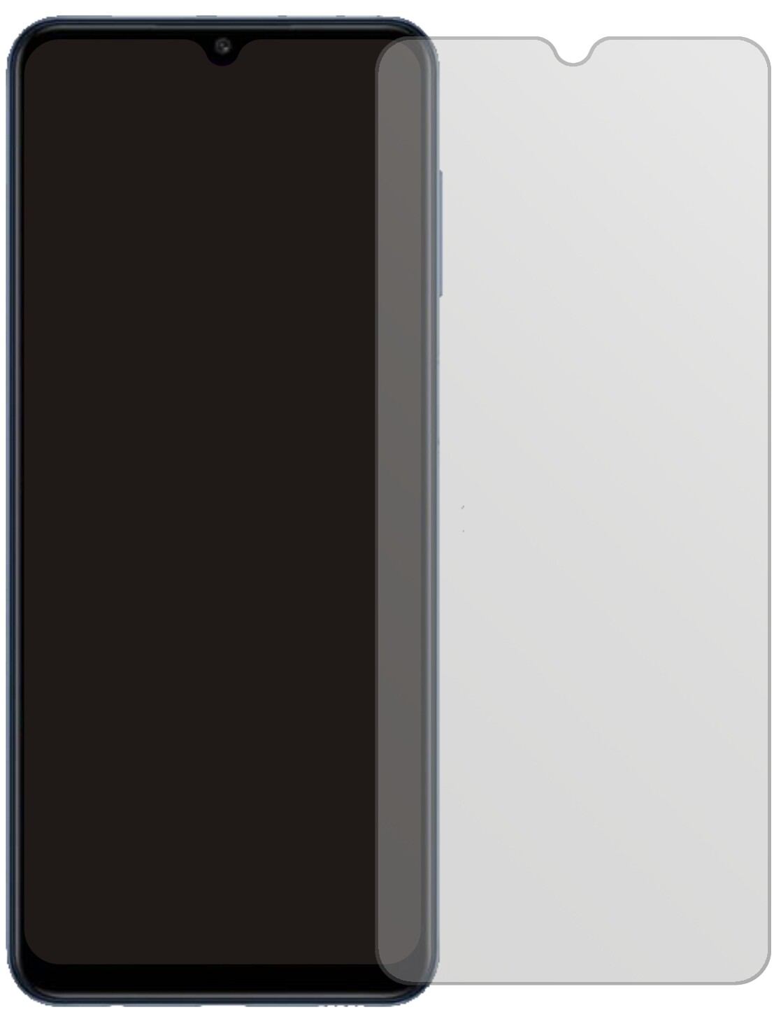 2x Schutzfolie matt für Samsung Galaxy F12 Display (2)