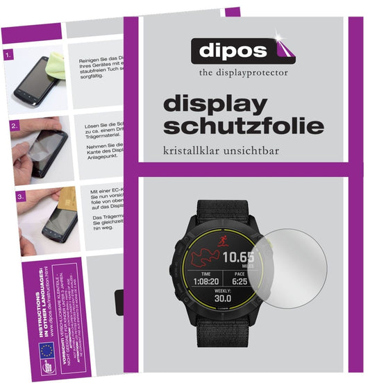 5x Schutzfolie klar für Garmin Enduro Smartwatch D (1)