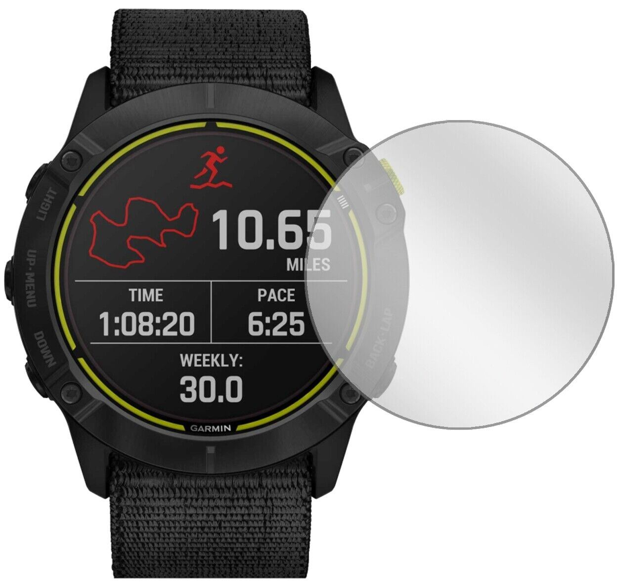 5x Schutzfolie klar für Garmin Enduro Smartwatch D (2)