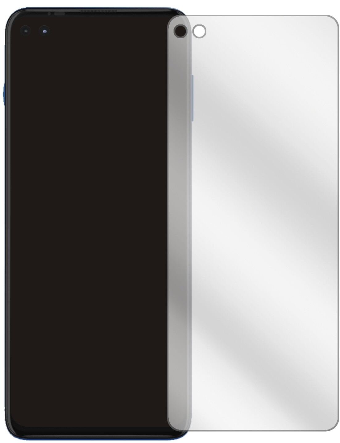 6x Schutzfolie klar für Motorola Moto G100 Display (2)