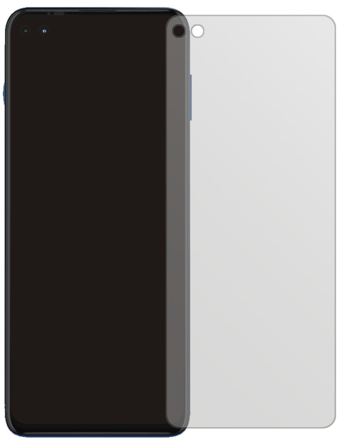 2x Schutzfolie matt für Motorola Moto G100 Display (2)