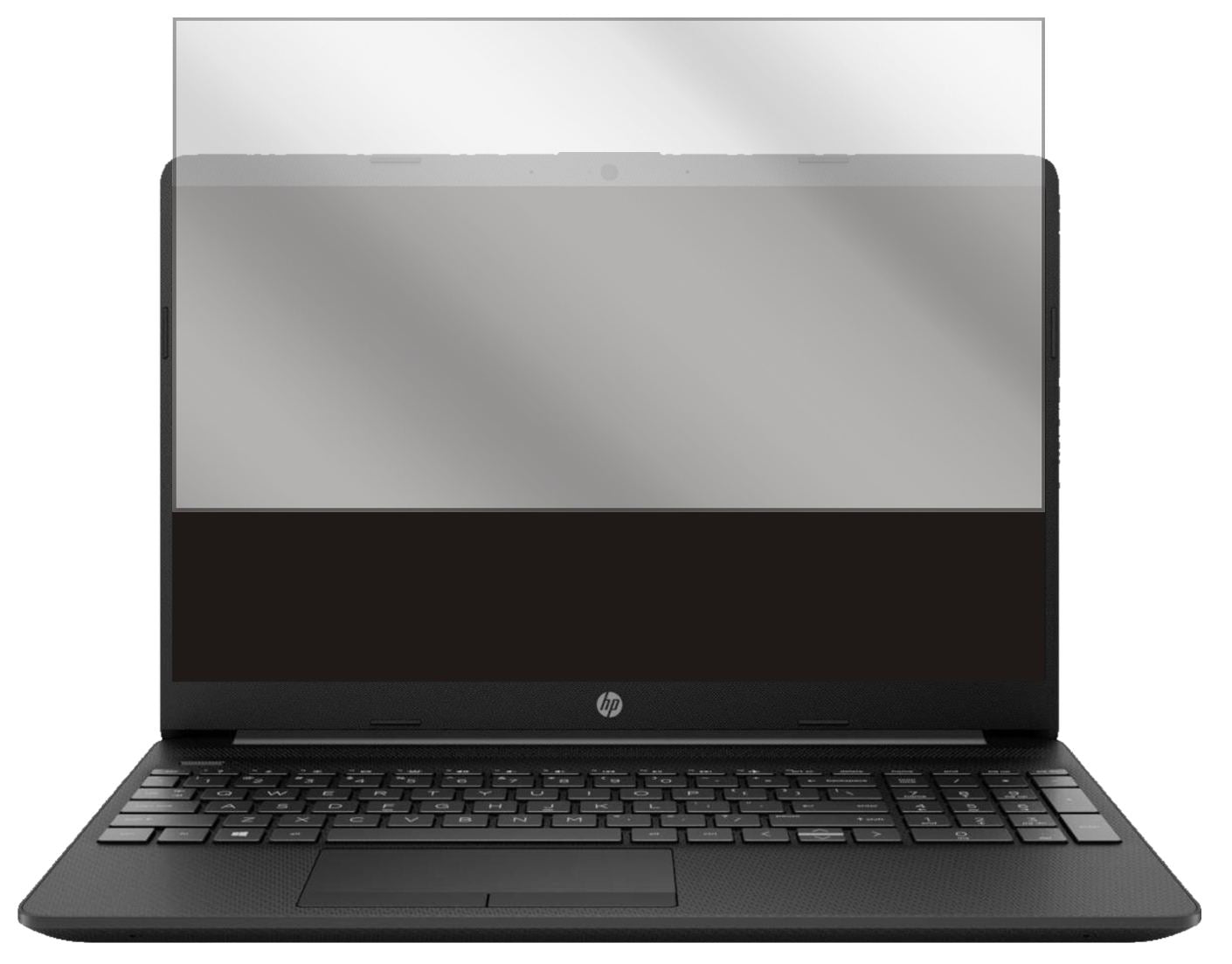 2x Schutzfolie klar für HP Notebook 15 Zoll gw0542 (2)