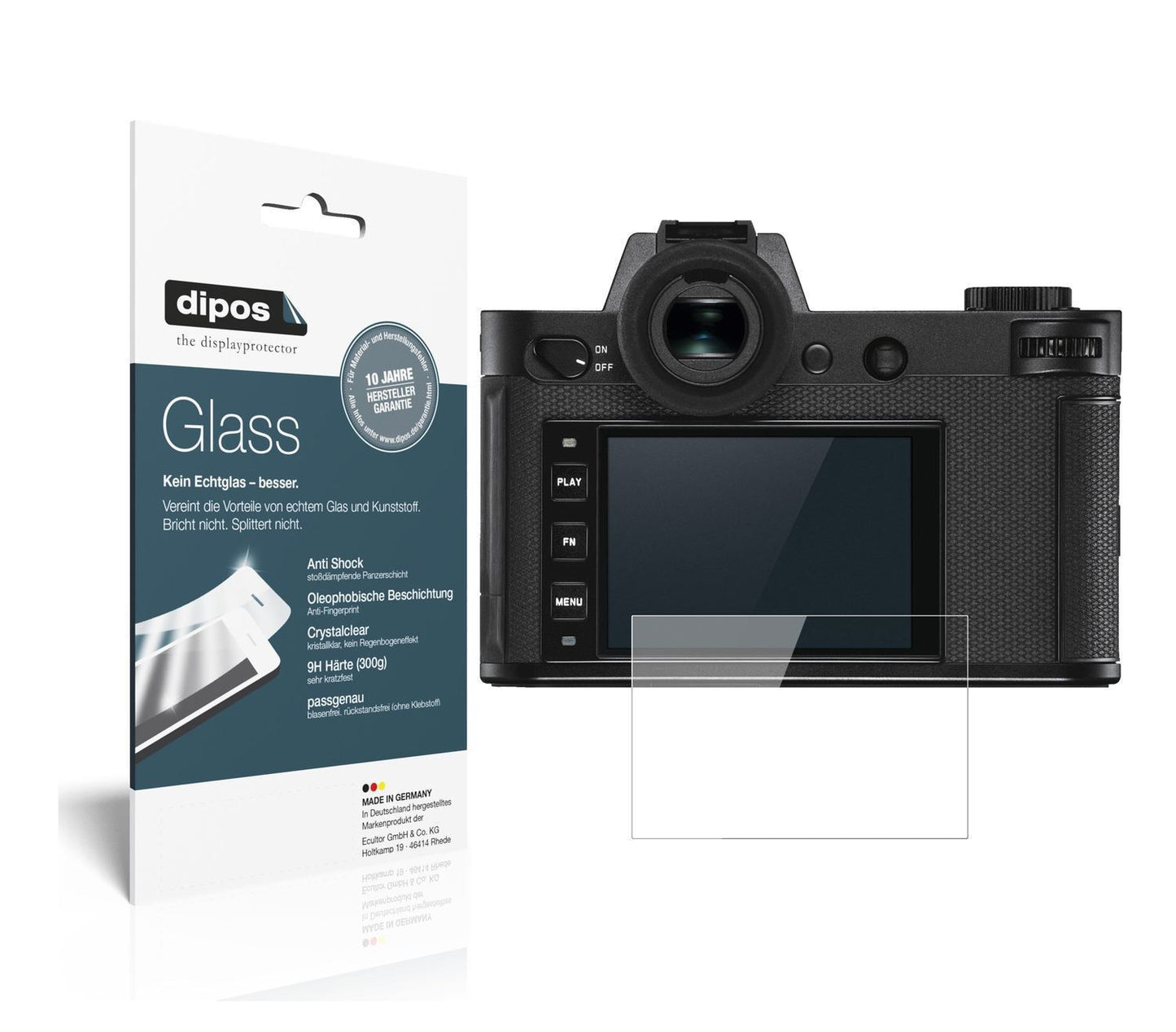 2x 9H Schutzfolie für Leica SL2-S Panzerfolie (1)