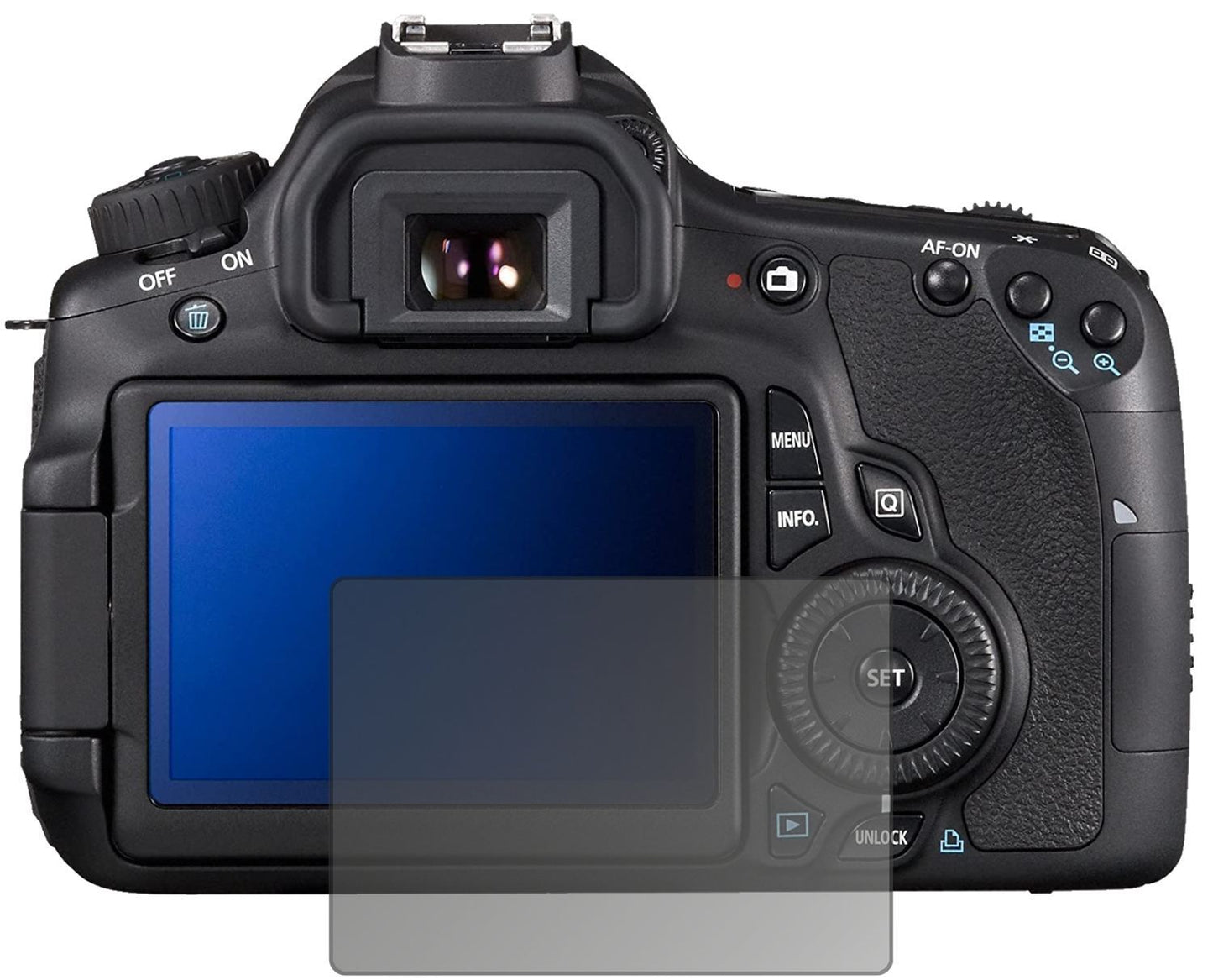 Blickschutzfolie für Canon EOS 60D matt Schutzfoli (1)