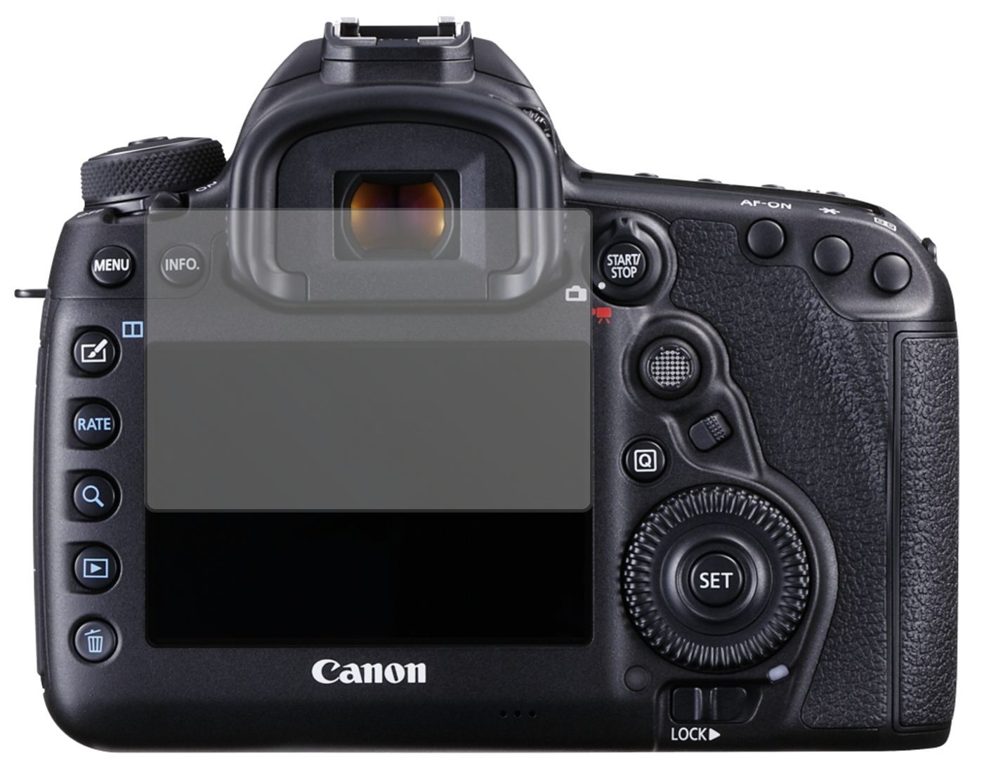 5x Schutzfolie matt für Canon EOS 5D Mark IV Displ (2)