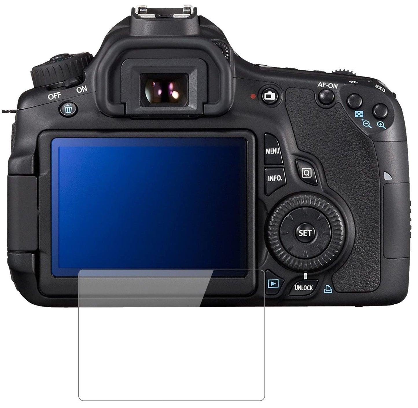 2x 9H Schutzfolie für Canon EOS 60D Panzerfolie (2)