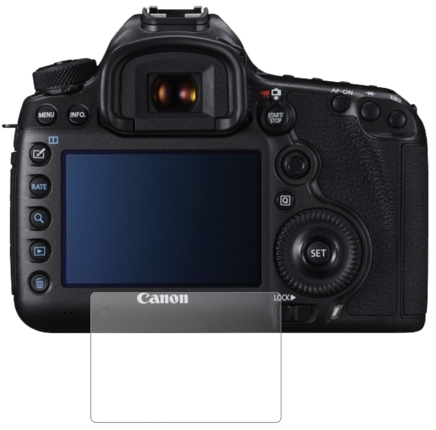 2x 9H Schutzfolie matt für Canon EOS 5DS R Panzerf (2)