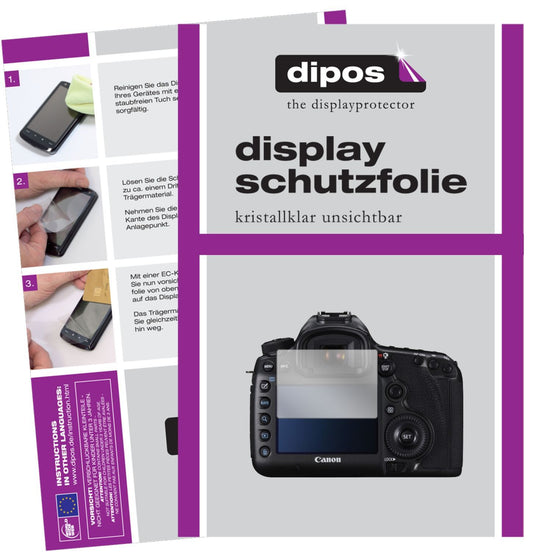 6x Schutzfolie klar für Canon EOS 5DS R Display-Sc (1)