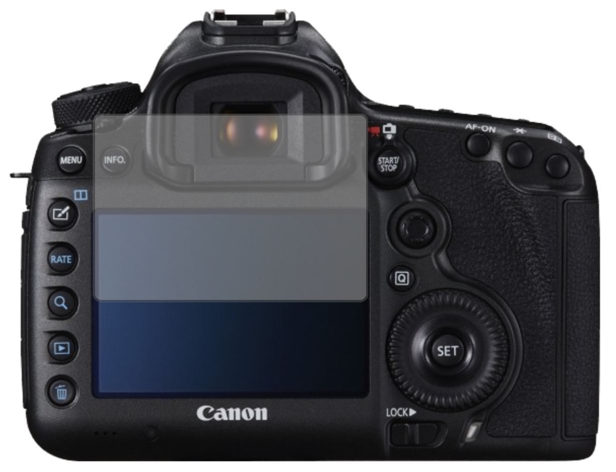 2x Schutzfolie matt für Canon EOS 5DS R Display-Sc (2)