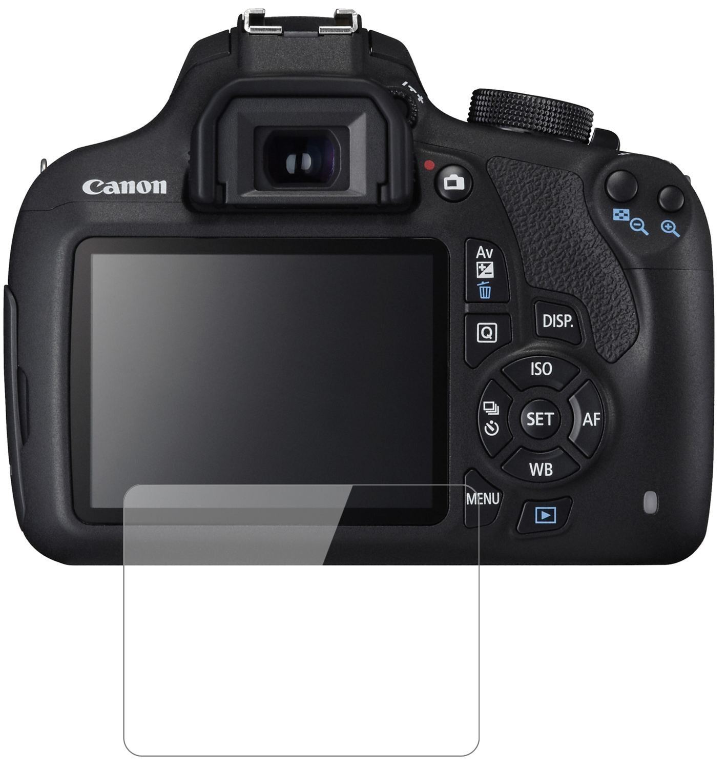 2x 9H Schutzfolie für Canon EOS 1200D Panzerfolie (2)