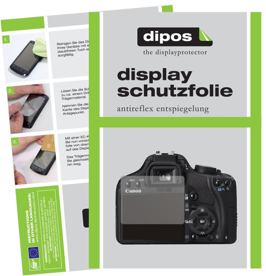 5x Schutzfolie matt für Canon EOS 500D Display-Sch (1)