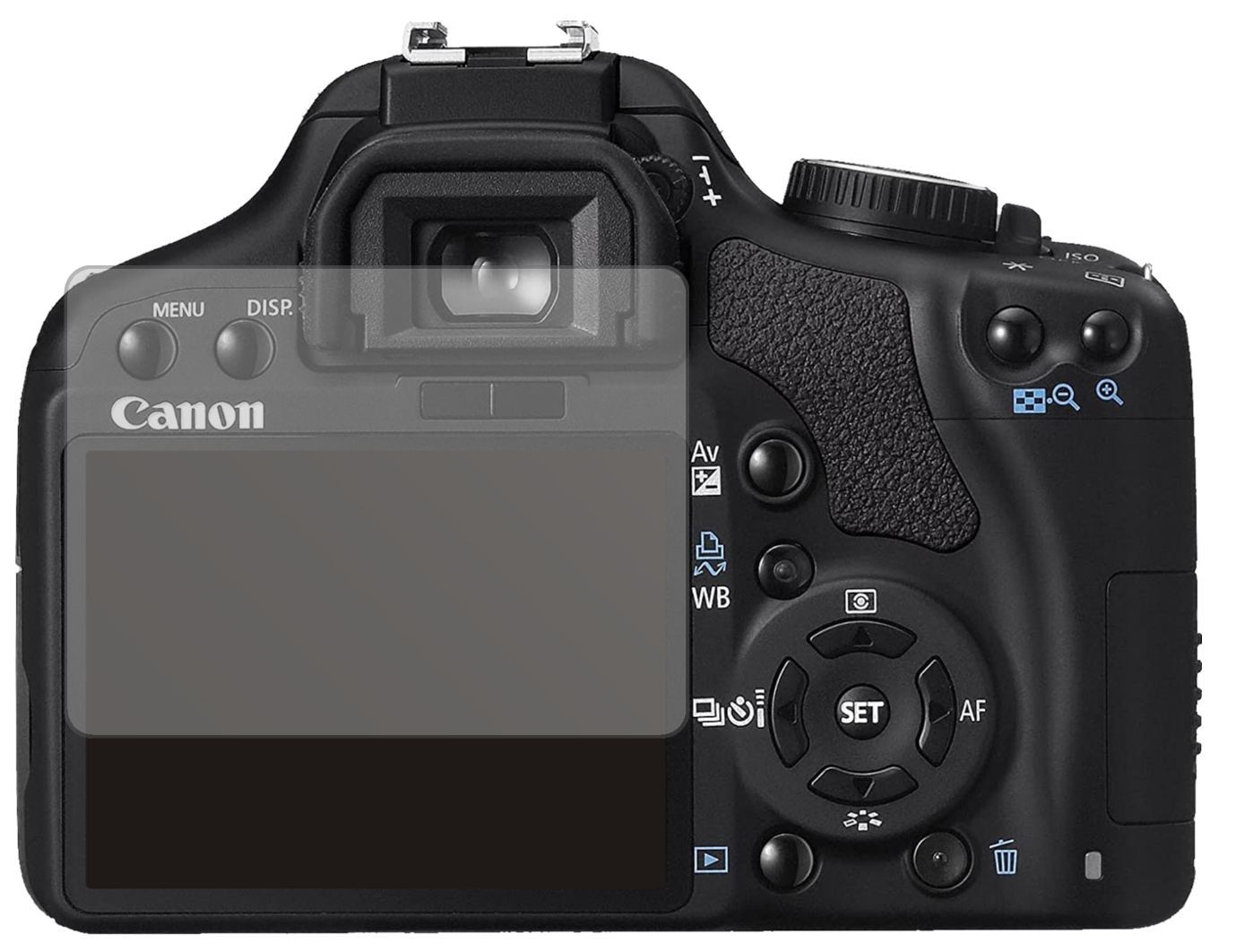 5x Schutzfolie matt für Canon EOS 450D Display-Sch (2)