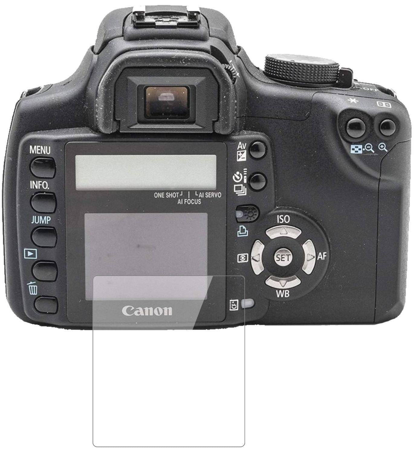 1x 9H Schutzfolie für Canon EOS 350D Panzerfolie (2)