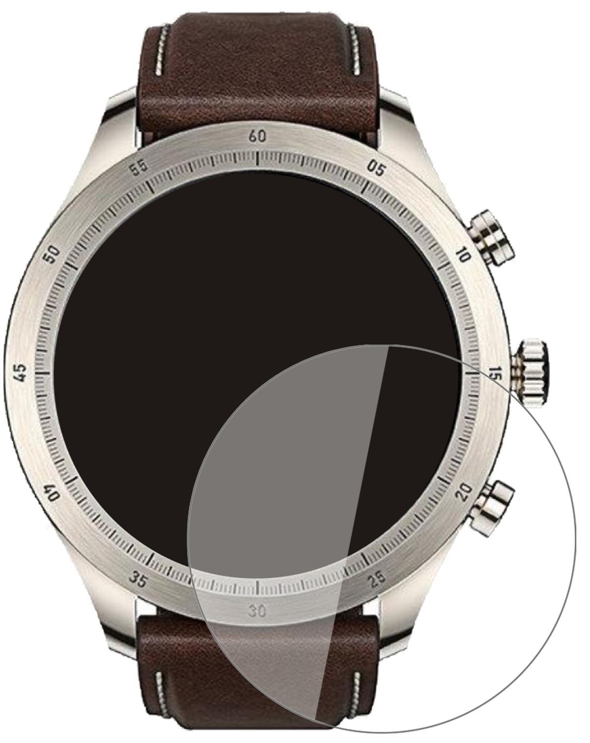 2x 9H Schutzfolie für Zepp Z Smartwatch Panzerfoli (2)