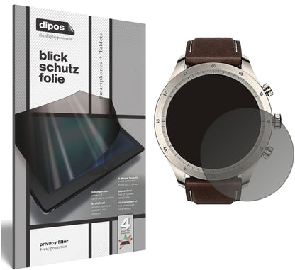 Blickschutzfolie für Zepp Z Smartwatch matt Schutz (1)