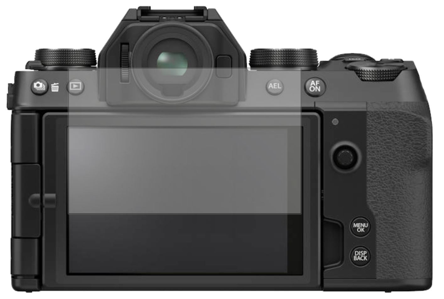 1x Schutzfolie matt für Fujifilm X-S10 Display-Sch (2)