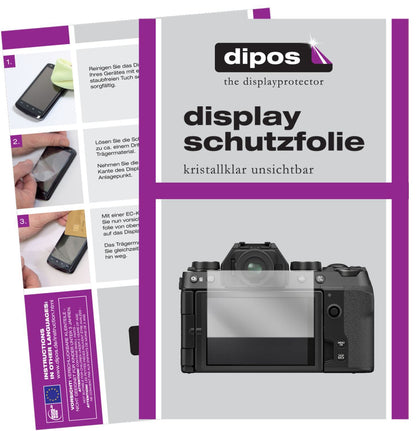 1x Schutzfolie klar für Fujifilm X-S10 Display-Sch (1)