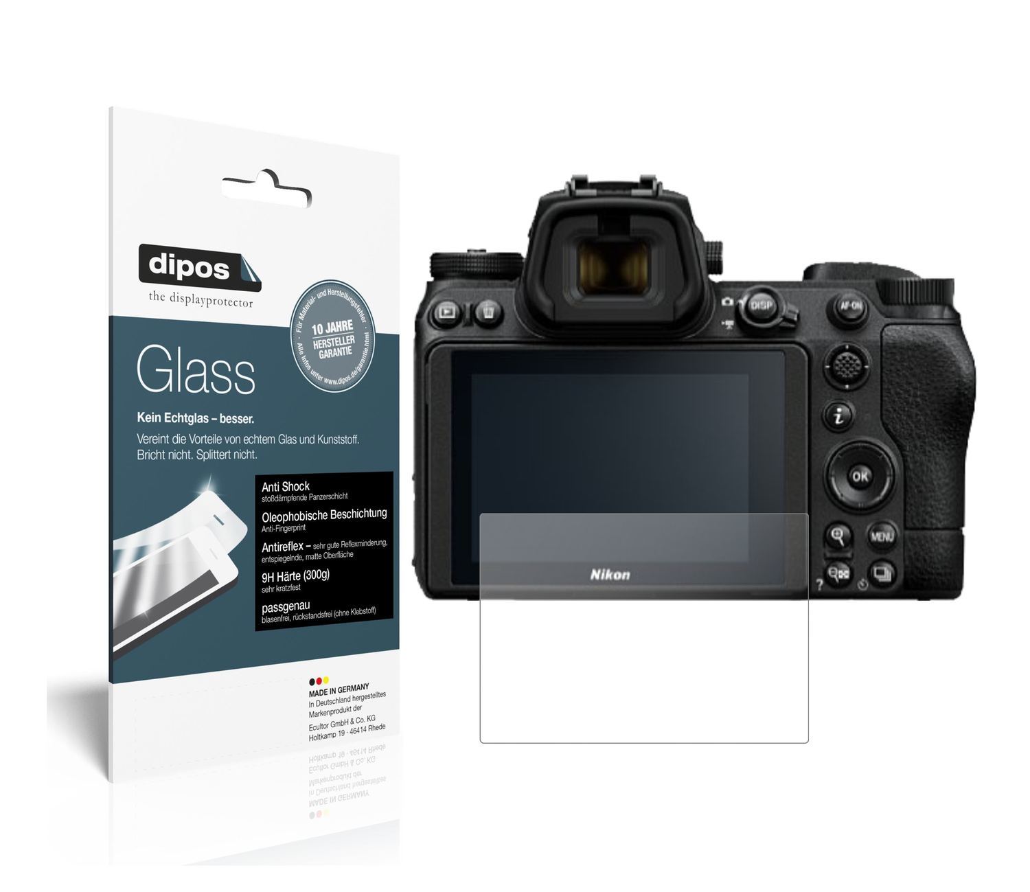 2x 9H Schutzfolie matt für Nikon Z 7II Panzerfolie (1)