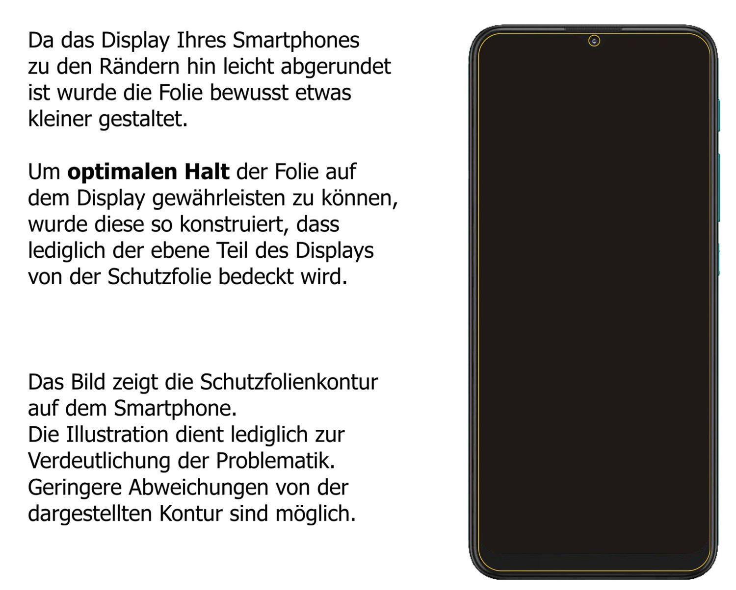 2x 9H Schutzfolie matt für Motorola Moto G9 Play P (3)