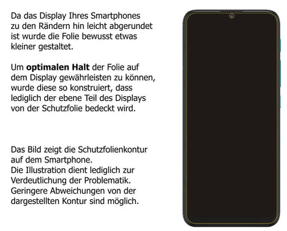 2x 9H Schutzfolie matt für Motorola Moto G9 Play P (3)