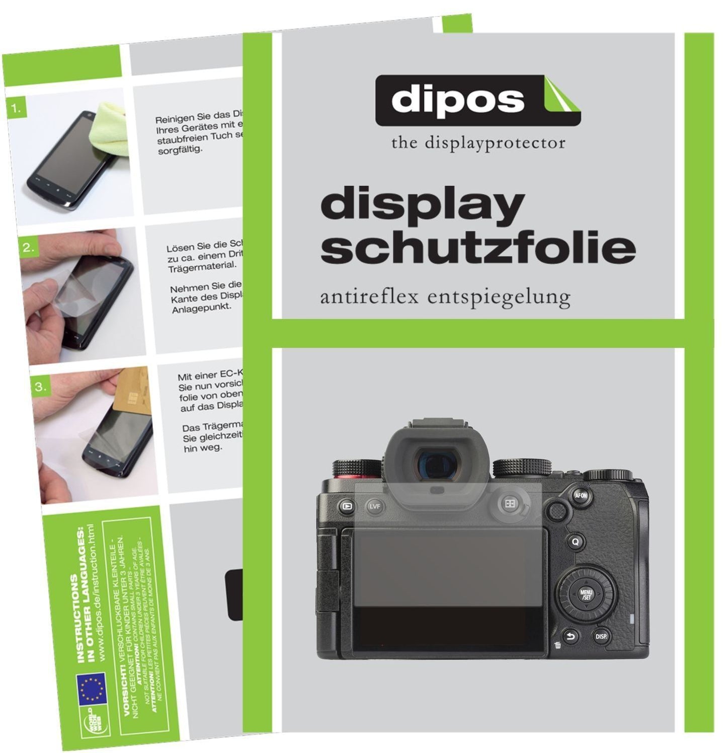 6x Schutzfolie matt für Panasonic Lumix S5 Display (1)