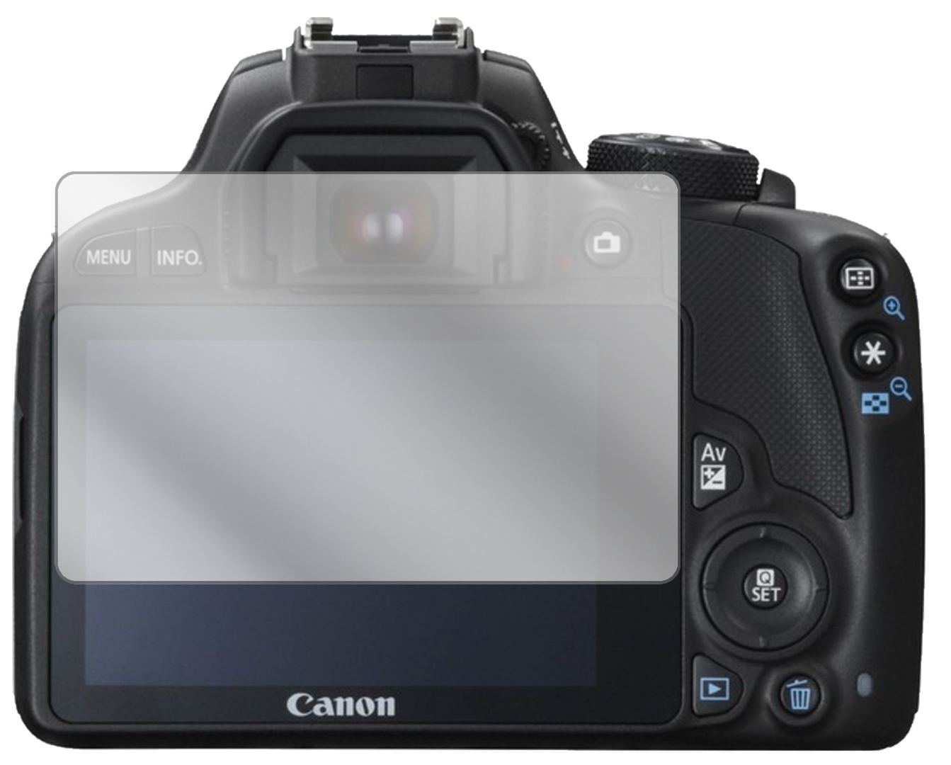 5x Schutzfolie klar für Canon EOS 250D Display-Sch (2)