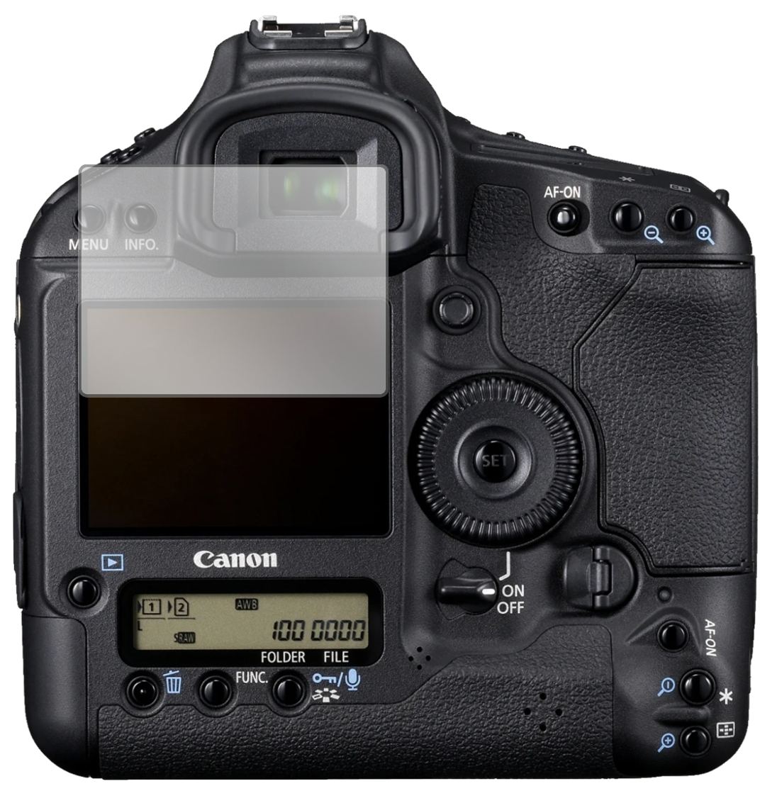 6x Schutzfolie klar für Canon Eos 1D Mark IV Displ (2)
