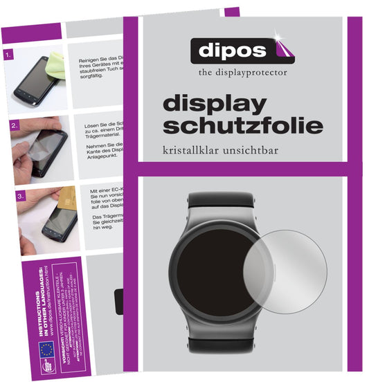 1x Schutzfolie klar für 51 mm Durchmesser Uhr Disp (1)