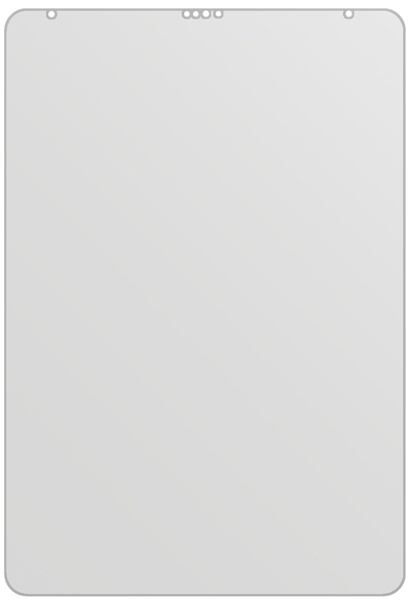 2x Schutzfolie matt für Apple iPad Pro 12.9 Zoll ( (3)