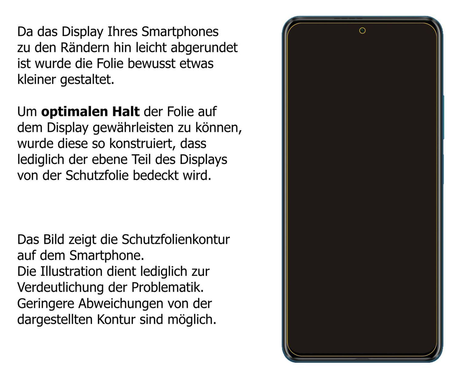 1x 9H Schutzfolie matt für Poco F3 Panzerfolie (3)